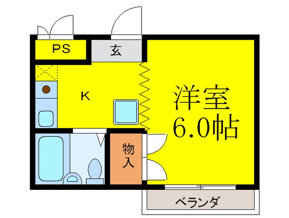 ハイムパ－シモンの物件間取画像